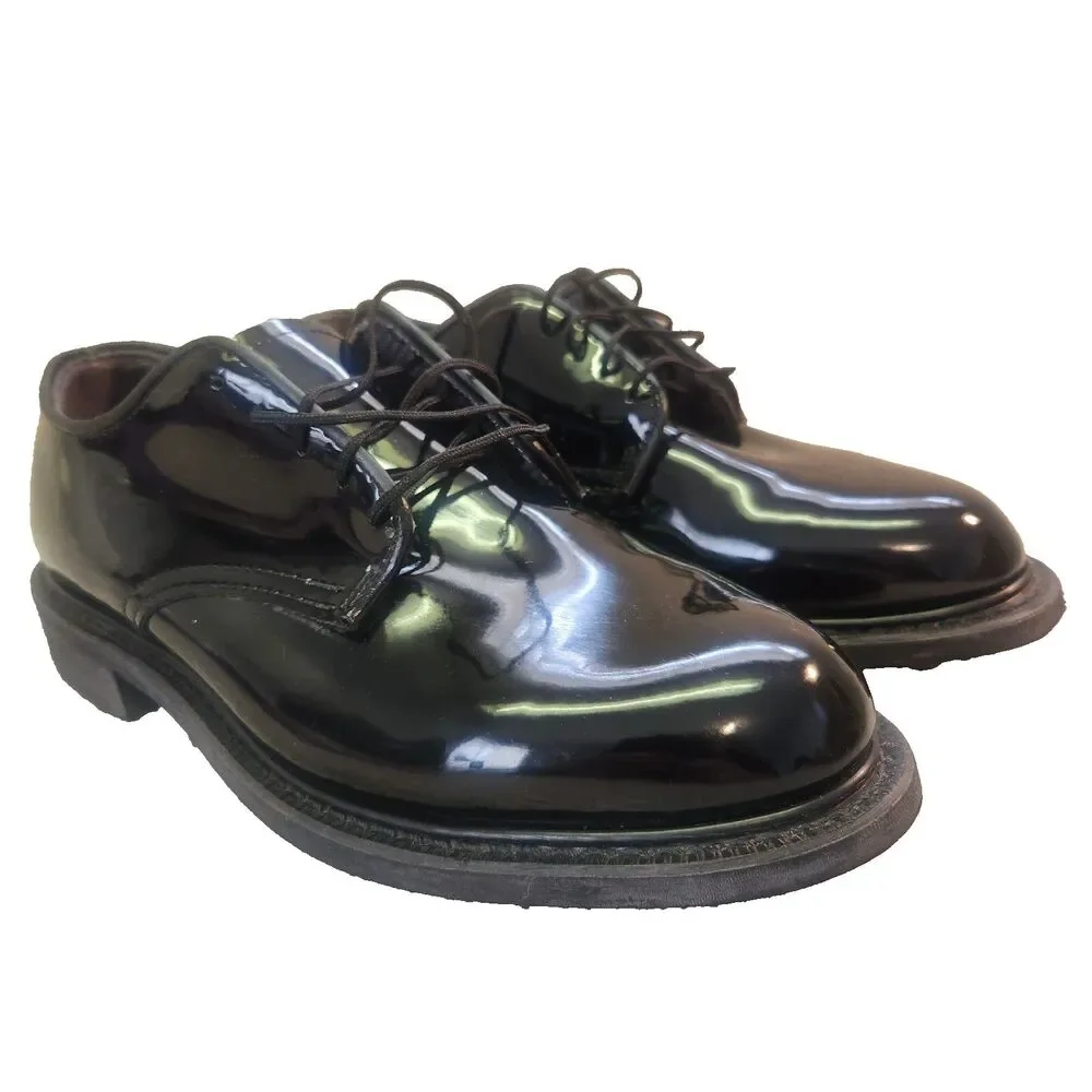 Capps Airlite Men’s 10 High Gloss Military Oxfords Non Marking No Slip Shoes